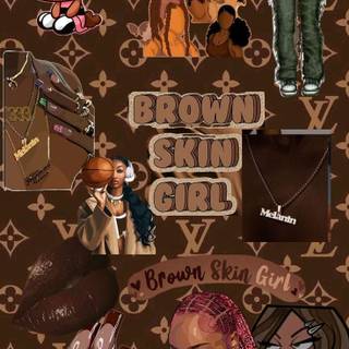 Brown Barbie wallpaper