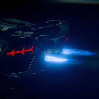 Dark blue car wallpaper