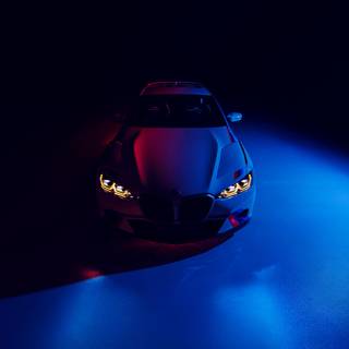 Dark blue car wallpaper