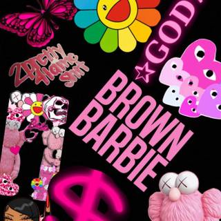 Brown Barbie wallpaper