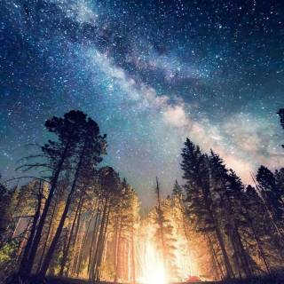 Night sky laptop wallpaper