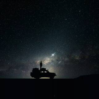 Night sky laptop wallpaper