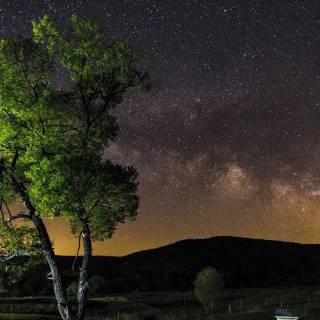 Night sky laptop wallpaper