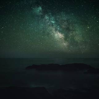 Night sky laptop wallpaper