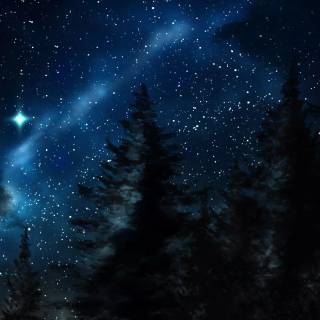 Night sky laptop wallpaper