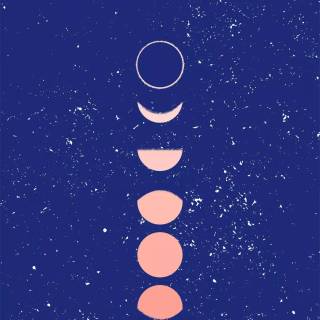 Vertical moon wallpaper