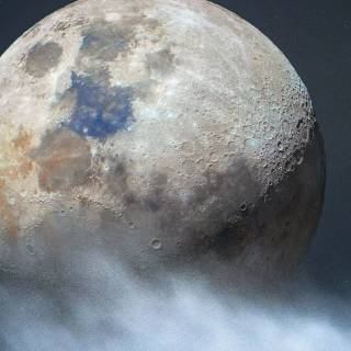 Vertical moon wallpaper