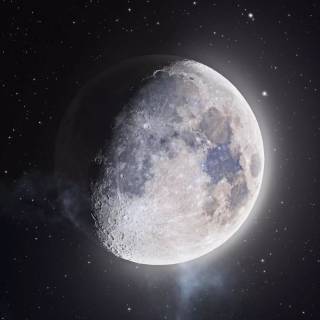 Vertical moon wallpaper