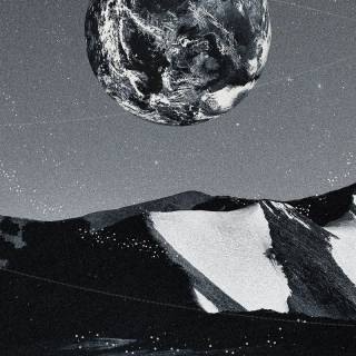 Vertical moon wallpaper