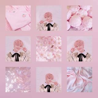 Stray Kids pink wallpaper