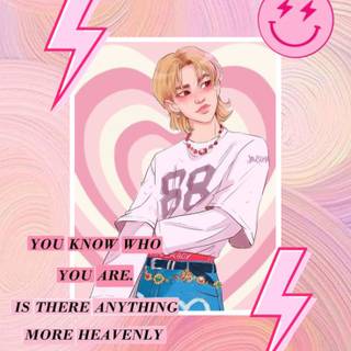 Stray Kids pink wallpaper