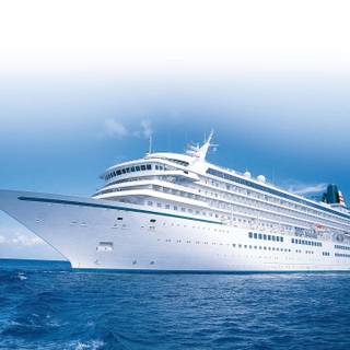 Ship in sea wallpaper