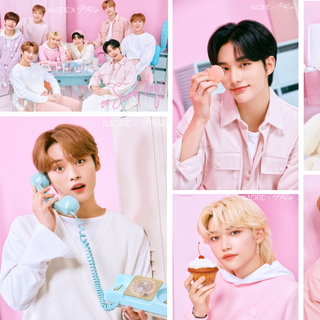Stray Kids pink wallpaper