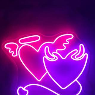 Neon baddie wallpaper