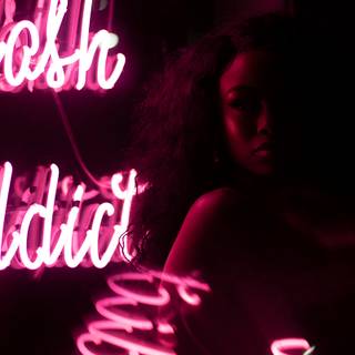 Neon baddie wallpaper