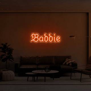 Neon baddie wallpaper