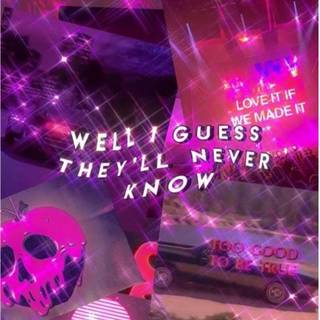 Neon baddie wallpaper