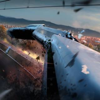 Bullet Train Explosion wallpaper