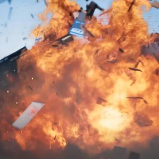 Bullet Train Explosion wallpaper