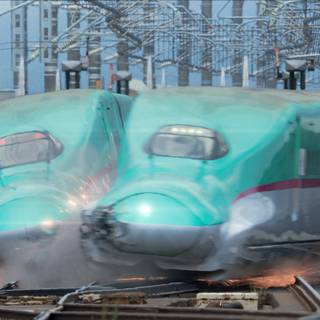 Bullet Train Explosion wallpaper