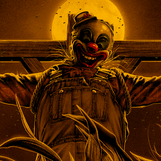 Clown in a Cornfield wallpaper