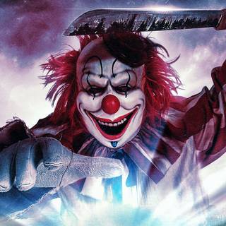 Clown in a Cornfield wallpaper