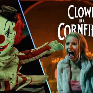 Clown in a Cornfield wallpaper