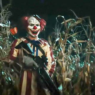 Clown in a Cornfield wallpaper