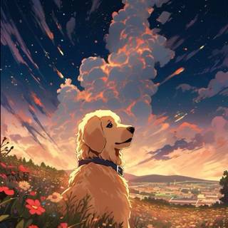 Dream dog wallpaper