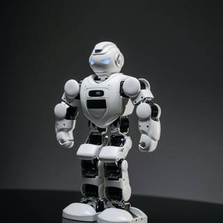 White robot wallpaper