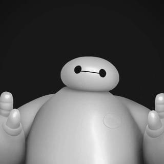 White robot wallpaper