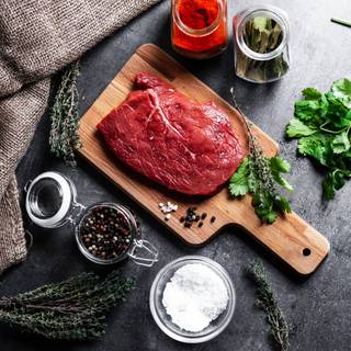 Beef steak wallpaper