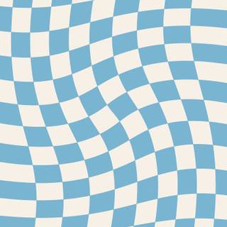 Blue checkered wallpaper