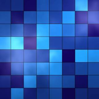 Blue checkered wallpaper