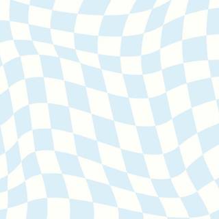 Blue checkered wallpaper