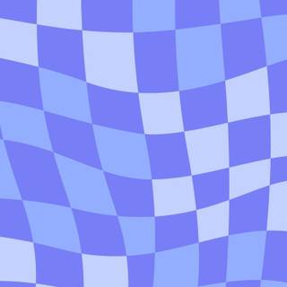 Blue checkered wallpaper