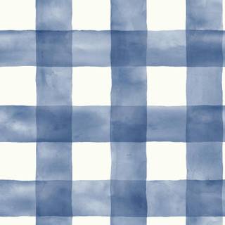 Blue checkered wallpaper