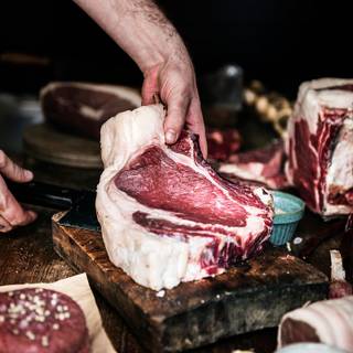 Beef steak wallpaper