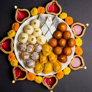 Diwali sweets wallpaper