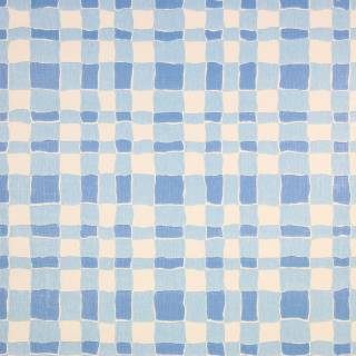 Blue checkered wallpaper