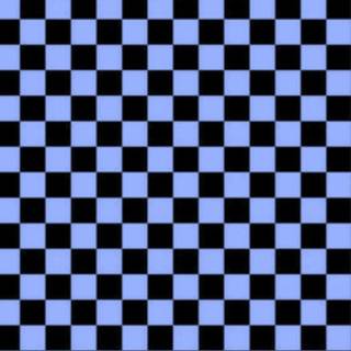 Blue checkered wallpaper