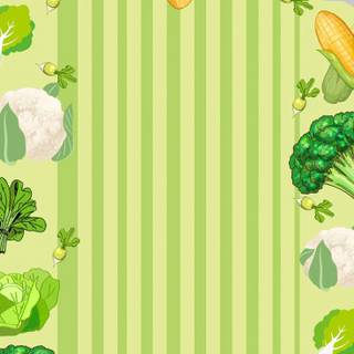 Green vegetables wallpaper
