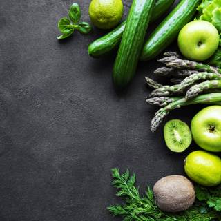 Green vegetables wallpaper