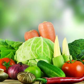 Green vegetables wallpaper