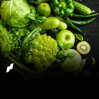 Green vegetables wallpaper
