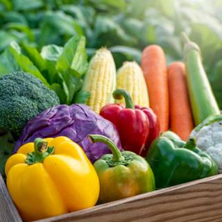 Green vegetables wallpaper