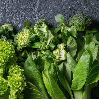 Green vegetables wallpaper