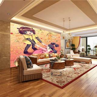 Anime hallway wallpaper