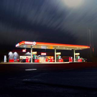 Fuel station wallpaper