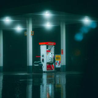 Fuel station wallpaper